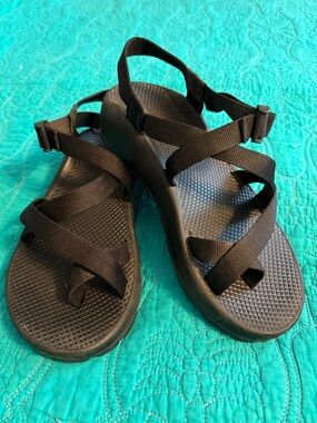 Black Chacos Outdoor Sandals